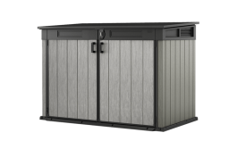KETER GRANDE STORE DUOTECH 2020L STORAGE SHED RESIN METAL GREY  KETER GRANDE STORE DUOTECH  ΝΤΟΥΛΑΠΙ ΑΠΟΘΗΚΕΥΣΗΣ 2020L ΡΗΤΙΝΗ ME ΜΕΤΑΛΛΟ ΓΚΡΙ ΚΑΙ ΣΚΟΥΡΟ ΓΚΡΙ